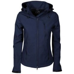 Damska kurtka softshellowa Harry's Horse Chicago. Niebieskie kurtki przejściowe sportowe HARRYS HORSE, s, bez wzorów, z softshellu, do jazdy konnej. Za 297.55 zł.