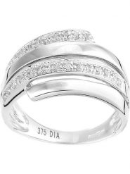 Revoni Złoty pierścionek z diamentami rozmiar: 58. Szare pierścionki Revoni, z diamentem, złote. Za 2,305.99 zł.