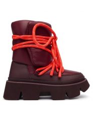 United Nude Śniegowce Stomper Snow Boot 11052993161 Bordowy. Czerwone śniegowce United Nude, bez wzorów, z materiału, bez zapięcia. Za 1,389.00 zł.