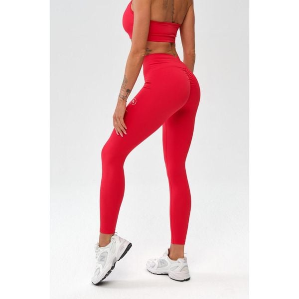 Damskie legginsy sportowe fitness Rough Radical Zoya Push-up. Czerwone legginsy sportowe ROUGH RADICAL, s, bez wzorów, na fitness i siłownię. Za 169.90 zł.