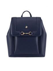 Beverly Hills Polo Club Plecak BHPC-K-043-06 Granatowy. Niebieskie plecaki Beverly Hills Polo Club, bez wzorów, z materiału, bez dodatków. Za 249.99 zł.