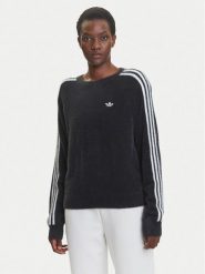Adidas Bluza adicolor Holiday JX7813 Czarny Loose Fit. Czarne bluzy adidas, m, bez wzorów, z syntetyku, bez kaptura. Za 399.99 zł.