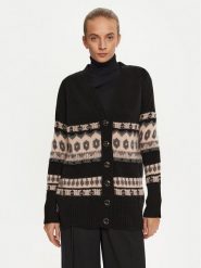 Marella Kardigan Jolly 2423346102 Czarny Relaxed Fit. Czarne swetry Marella, m, bez wzorów, z wełny, bez ramiączek. Za 1,249.00 zł.