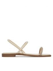 ONLY Shoes Sandały Onlmilan-2 Bling 15319582 Écru. Sandały ONLY SHOES, bez wzorów, ze skóry, bez obcasa, na płaskiej podeszwie, bez zapięcia. Za 109.99 zł.