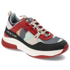 Czerwone Sneakersy Anekke Sportowe Obuwie Damskie. Czerwone buty sportowe lifestyle Anekke, na wiosnę, bez wzorów, bez zapięcia. Za 399.00 zł.