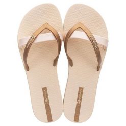 Japonki damskie Ipanema 81805AT158. Brązowe japonki Ipanema, bez wzorów, z gumy. Za 64.49 zł.
