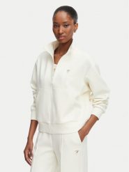Guess Bluza V6YQ17 K4313 Kremowy Regular Fit. Białe bluzy Guess, m, z aplikacjami, z syntetyku, bez kaptura. Za 394.99 zł.