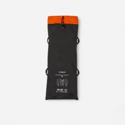 Torba transportowa Itiwit do 5-cz. wiosła do packraftingu PR500. Czarne torby sportowe Decathlon, bez wzorów, z materiału. Za 29.99 zł.