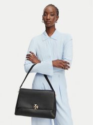 Tory Burch Torebka Charlie 180727 Czarny. Czarne torebki klasyczne Tory Burch, bez wzorów, ze skóry, bez dodatków. Za 3,029.00 zł.