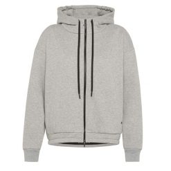Bluza Deha Black Trims Full Zip Hoodie Damskie. Szare bluzy Deha, l, bez wzorów, z bawełny, sportowe, bez ramiączek, z kapturem. Za 549.99 zł.