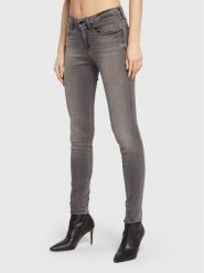 Guess Jeansy Annette W2YA99 D4PZ2 Szary Skinny Fit. Szare jeansy Guess, z aplikacjami, z bawełny. Za 259.99 zł.