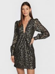 MICHAEL Michael Kors Sukienka koktajlowa MF2818M6MU Czarny Slim Fit. Czarne sukienki MICHAEL Michael Kors, m, bez wzorów, z wiskozy, wizytowe, bez kołnierzyka, bez ramiączek. Za 1,349.00 zł.
