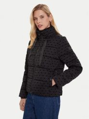 Morgan Kurtka zimowa 252-GABEL Czarny Regular Fit. Czarne kurtki Morgan, na zimę, bez wzorów, z syntetyku, bez kaptura. Za 549.99 zł.