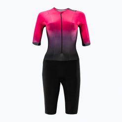 Kombinezon triathlonowy damski HUUB Collective Tri Suit. Czarne kombinezony HUUB, m, bez wzorów, sportowe, bez kołnierzyka, bez ramiączek. Za 569.99 zł.