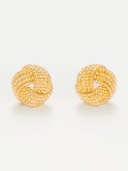 OR ÉCLAT Złote kolczyki-wkrętki "Tourbillon d'amour" rozmiar: onesize. Żółte kolczyki Or Éclat, złote. Za 608.99 zł.