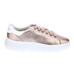 Buty damskie Geox Spherica EC4.1. Czerwone buty treningowe Geox, na lato, bez wzorów, z materiału, bez zapięcia. Za 659.99 zł.