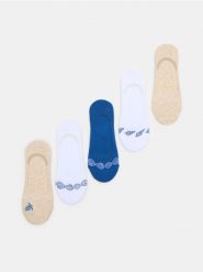 Skarpetki stopki z morskim motywem 5 pack - beżowy. Brązowe skarpetki Sinsay, bez wzorów. Za 12.99 zł.