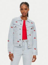Lee Kurtka jeansowa Rider 112351205 Niebieski Regular Fit. Niebieskie kurtki Lee, s, bez wzorów, z bawełny, bez kaptura. Za 319.99 zł.