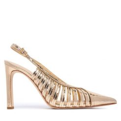 Szpilki MICHAEL Michael Kors. Żółte szpilki MICHAEL Michael Kors, bez wzorów, bez obcasa, na szpilce, bez zapięcia. Za 789.99 zł.