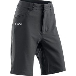 Spodenki rowerowe damskie mtb NORTHWAVE ESCAPE Wmn Baggy czarne. Czarne spodnie materiałowe Northwave, bez wzorów, sportowe. Za 280.00 zł.