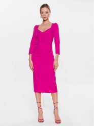 Nissa Sukienka codzienna RZ13994 Różowy Slim Fit. Czerwone sukienki Nissa, na co dzień, bez wzorów, z syntetyku, bez kołnierzyka, bez ramiączek, proste. Za 1,239.00 zł.
