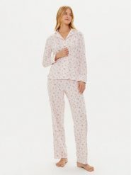 LAUREN RALPH LAUREN Piżama ILN92368 Różowy Regular Fit. Czerwone piżamy Lauren Ralph Lauren, l, bez wzorów, z bawełny, bez kołnierzyka, bez ramiączek. Za 579.99 zł.