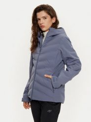 4F Kurtka narciarska 4FWAW24TTJAF591 Niebieski Slim Fit. Niebieskie kurtki narciarskie 4f, na zimę, m, bez wzorów, z syntetyku, bez kaptura, narciarskie. Za 439.99 zł.
