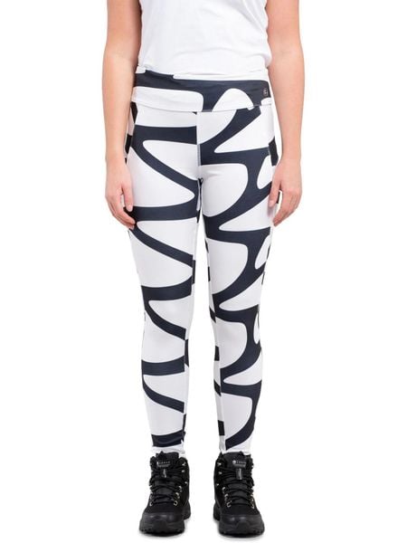 Legginsy Damskie Luhta Erikas. Białe legginsy Luhta, bez wzorów, z materiału, sportowe. Za 369.00 zł.