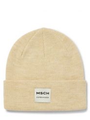 Msch Copenhagen czapka wełniana MSCHMojo Kobiety Wełna beżowy, ONE SIZE. Brązowe czapki zimowe MSCH Copenhagen, bez wzorów, z dzianiny, eleganckie. Za 89.95 zł.
