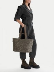 G-Star Raw Torebka EO-LDA8423C Szary. Szare shopper bag G-Star Raw, bez wzorów, z materiału, retro, bez dodatków. Za 329.99 zł.