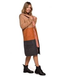 Be Wear Kardigan ze wzorem rozmiar: L/XL. Swetry Be Wear, l, bez wzorów, z wełny, bez ramiączek. Za 127.65 zł.