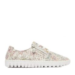 Półbuty Rieker. Półbuty wsuwane Rieker, bez wzorów, bez obcasa, na płaskiej podeszwie. Za 339.99 zł.