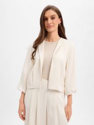 Someday Kurtka typu blouson Kobiety wiskoza (100%) biały, 40. Białe kurtki someday., bez wzorów, z satyny, eleganckie, bez kaptura. Za 549.95 zł.