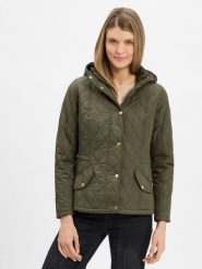 Barbour kurtka pikowana Kobiety Sztuczne włókno zielony, 46. Zielone kurtki Barbour, bez wzorów, z włókna, eleganckie, bez kaptura. Za 1,299.95 zł.