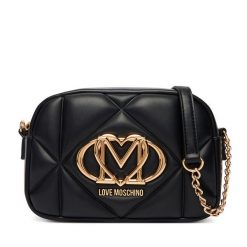 Torebka LOVE MOSCHINO. Czarne listonoszki Love Moschino, bez wzorów, bez dodatków. Za 879.99 zł.