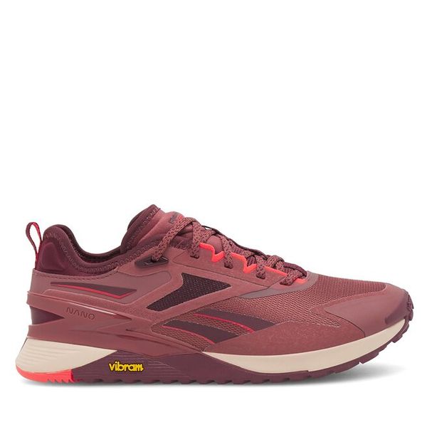 Buty na siłownię Reebok. Czerwone buty treningowe Reebok, bez wzorów, bez zapięcia, na fitness i siłownię. Za 359.99 zł.