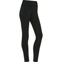 Damskie legginsy jeździeckie z pełną przyczepnością Equipage Kalea. Niebieskie legginsy EQUIPAGE, bez wzorów, z elastanu. Za 339.50 zł.