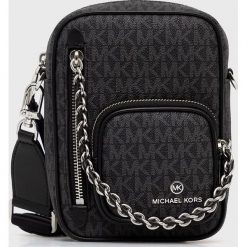 MICHAEL Michael Kors torebka kolor czarny. Czarne listonoszki MICHAEL Michael Kors, bez wzorów, na ramię, bez dodatków. W wyprzedaży za 810.99 zł.