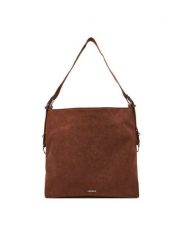 JENNY Torebka C-JNY-M-019-08 Brązowy. Brązowe torebki klasyczne Jenny, bez wzorów, z materiału, bez dodatków. Za 159.99 zł.