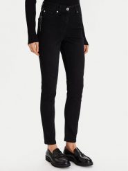 Morgan Jeansy 252-PAVI Czarny Slim Fit. Czarne jeansy Morgan, bez wzorów, z bawełny. Za 329.99 zł.