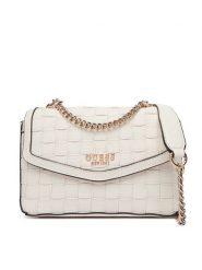 Guess Torebka Sandy HWWG84 18210 Écru. Listonoszki Guess, z aplikacjami, ze skóry, bez dodatków. Za 679.99 zł.