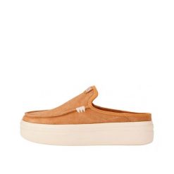HEYDUDE Damskie Mokasyny Austin Lift Classic. Brązowe mokasyny Hey dude, bez wzorów, z materiału. Za 379.00 zł.