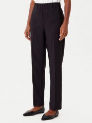 Joseph Ribkoff Spodnie materiałowe 253298 Czarny Slim Fit. Czarne spodnie materiałowe Joseph Ribkoff, bez wzorów, z materiału. Za 499.99 zł.