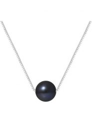 Pearl Addict Srebrny naszyjnik z perłą - dł. 42 cm rozmiar: onesize. Niebieskie naszyjniki Pearl Addict, z materiału, z perłą, srebrne. Za 130.99 zł.