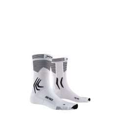 Skarpety rowerowe X-SOCKS BIKE RACE 4.0. Białe skarpetki X-Socks, bez wzorów. W wyprzedaży za 88.00 zł.