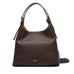 Torebka Furla. Brązowe torebki klasyczne Furla, bez wzorów, klasyczne, bez dodatków. Za 2,019.00 zł.