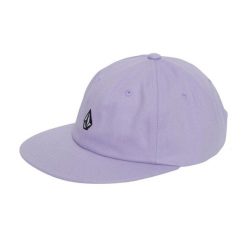 Czapka z daszkiem unisex Volcom Full Stone Dad. Fioletowe czapki z daszkiem Volcom, bez wzorów, z bawełny. W wyprzedaży za 96.00 zł.