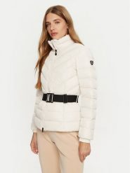 EA7 Emporio Armani Kurtka puchowa 6DTB11 TNGCZ 1120 Beżowy Slim Fit. Brązowe kurtki EA7 Emporio Armani, xl, bez wzorów, z puchu, bez kaptura. Za 719.99 zł.