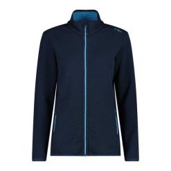 Damski polar CMP. Niebieskie bluzy z polaru CMP, bez wzorów, z polaru, trekkingowe. W wyprzedaży za 273.25 zł.