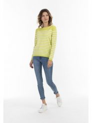 Usha Sweter w kolorze limonkowym rozmiar: XL. Zielone swetry Usha, xl, bez wzorów, bez ramiączek. Za 127.65 zł.